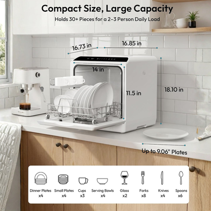 Washly™ Countertop Dishwasher